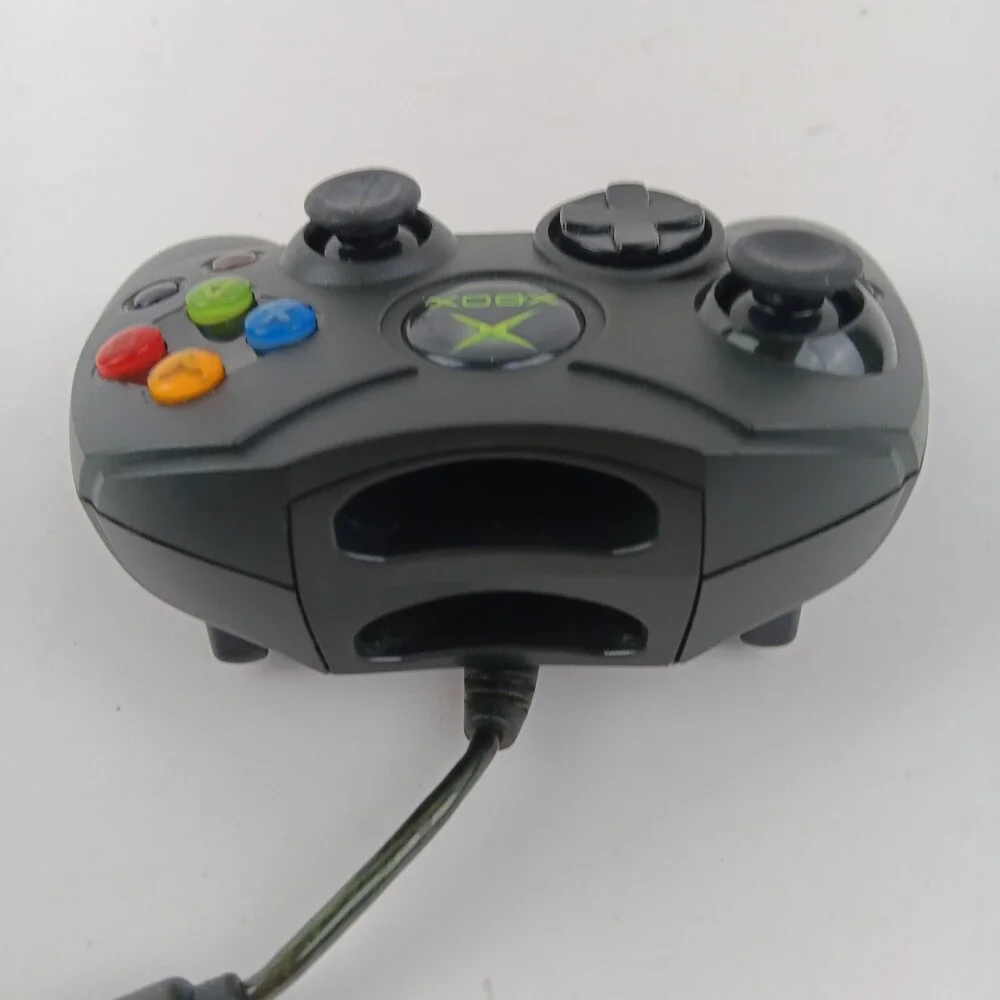 Microsoft Black Original Xbox Video Game Console Controller S Wired